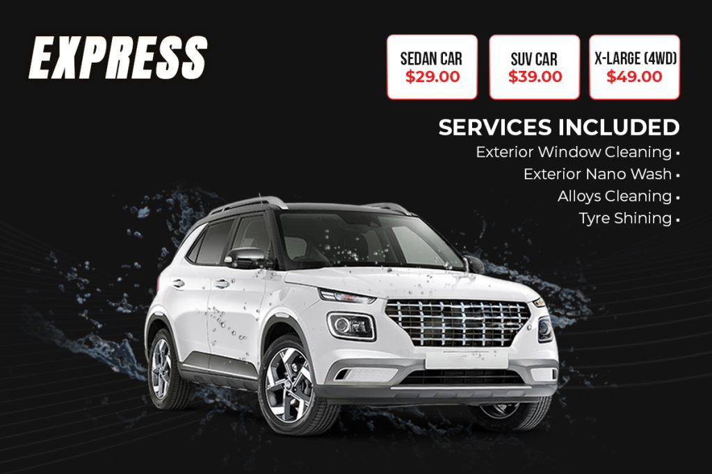 Express Wash Package | Muscle Hand Car Wash